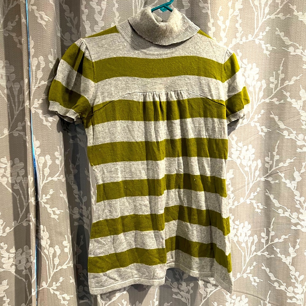 Green and Grey Banana Republic Turtleneck